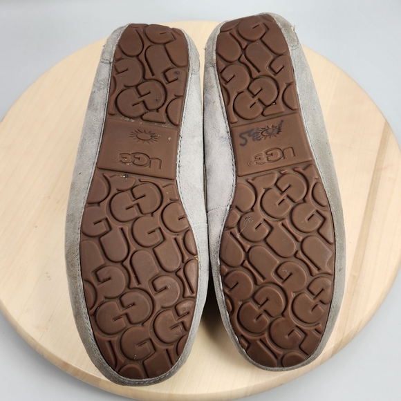 UGG Australia Womens Fur Slippers sz 8 - Picture 6 of 13